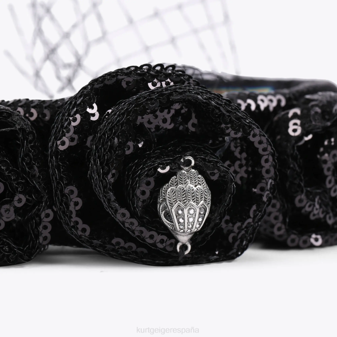 Kurt Geiger mujer diadema de lentejuelas londres 2LPR518 | accesorios negro